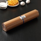 Бумага для выпечки силиконизированная Nordic EB Golden, 38 см×100 м, пергамент, коричневая - Фото 3