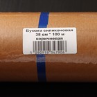 Бумага для выпечки силиконизированная Nordic EB Golden, 38 см×100 м, пергамент, коричневая - Фото 4