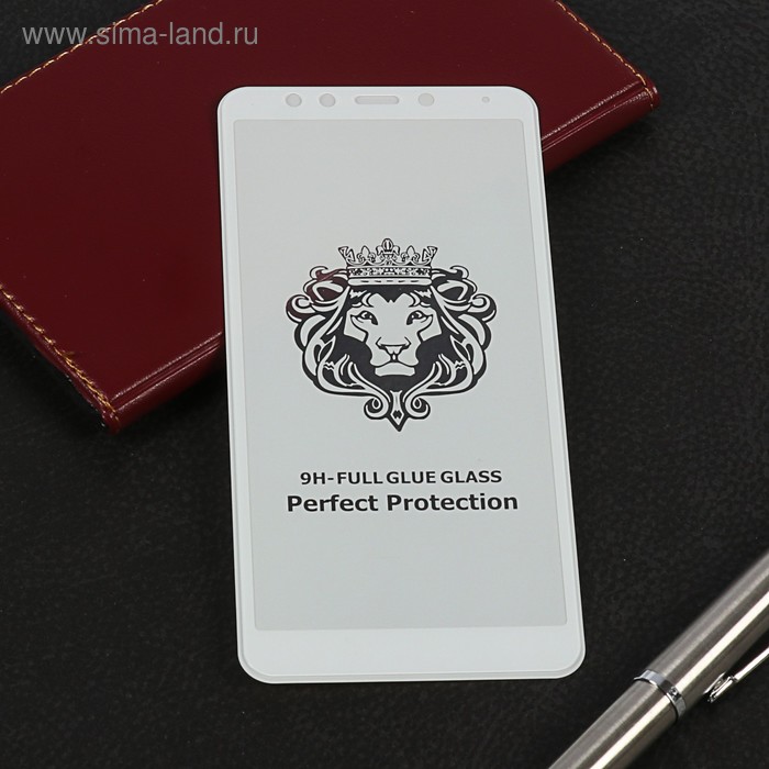Защитное стекло 2D Innovation для Xiaomi Redmi 5, полный клей, белое - Фото 1