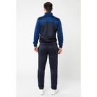 Костюм мужской спорт (толстовка, брюки), цвет синий/василёк, размер 56 - Фото 3