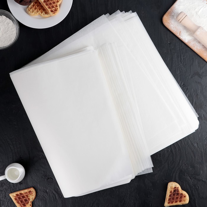 Бумага для выпечки, профессиональная Gurmanoff, 40×60 cм, 500 листов, силиконизированная - фото 1904066782