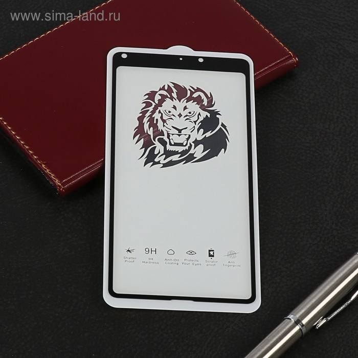 Защитное стекло 2D Innovation для Xiaomi Mi Mix 2S, полный клей, черное - Фото 1