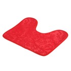 Набор ковриков для ванны и туалета «Афина», 2 шт: 40×50, 50×78 см, цвет красный - Фото 5