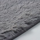 Коврики для ванной и туалета Доляна «Пушистик», 2 шт., 38×40 см, 40×60 см, серые - Фото 4