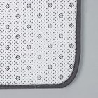 Набор ковриков для ванной и туалета Доляна «Пушистик», 2 шт, 38×40 см, 40×60 см, цвет серый - Фото 5