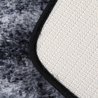 Набор ковриков для ванной и туалета Доляна «Пушистик», 2 шт, 38×40, 40×60 см, цвет серо-чёрный - Фото 2