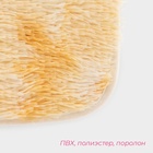 Коврики для ванной и туалета Доляна «Пушистик», 2 шт: 35×40 см, 40×60 см - Фото 3