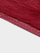 Коврики для ванной и туалета Доляна «Пушистик», 2 шт., 38×40 см, 40×60 см, бордовые - Фото 3