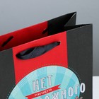 Пакет вертикальный крафтовый «Мистер совершенство», MS 18 × 23 × 8 см - Фото 3