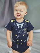 Боди для мальчика «Крошка Я. Капитан», рост 62-68 см, синее - Фото 11