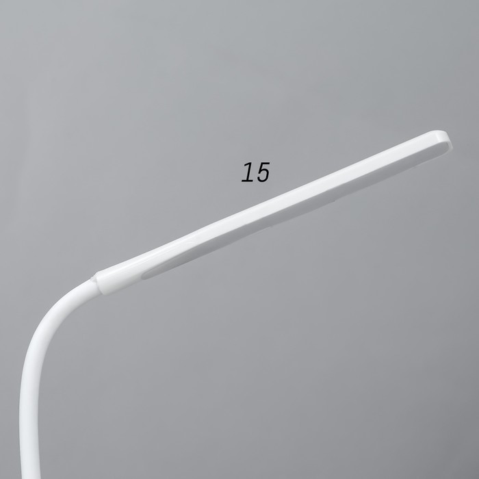 Лампа на прищепке "Змейка" 1Вт 14 LED USB белый 9х3,5х42 см RISALUX - фото 1906978023