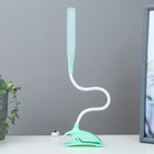 Лампа на прищепке "Змейка" 1Вт 14 LED USB зеленый 9х3,5х42 см - Фото 4