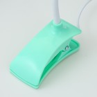 Лампа на прищепке "Змейка" 1Вт 14 LED USB зеленый 9х3,5х42 см - Фото 7