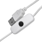 Лампа на прищепке "Змейка" 1Вт 14 LED USB зеленый 9х3,5х42 см - Фото 10