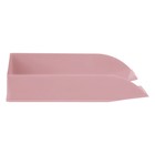 Лоток для бумаг горизонтальный Стамм "Дельта" Paris, светло-розовый - фото 9835022