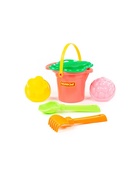 Набор игрушек для песочницы, 6 предметов: ведро, ситечко, совок, грабельки, формочки, МИКС - Фото 8
