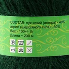 Пряжа "Нежность" 60% акрил, 40% козий пух 230м/100гр  (Бутылочный) (комплект 5 шт) - фото 23263059