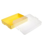 Контейнер для документов А4, с защёлками, Pastel, жёлтый - Фото 2