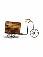 Декоративное кашпо для цветов «Велосипед», 23×8×12 см, дерево, металл, Greengo 3924361