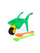 Набор игрушек для песочницы «Садовод», 3 предмета: тачка, лопата, грабли, МИКС - Фото 4