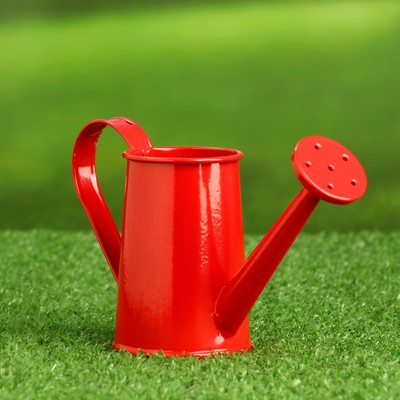 Кашпо «Лейка», 15×7×8 см, красное