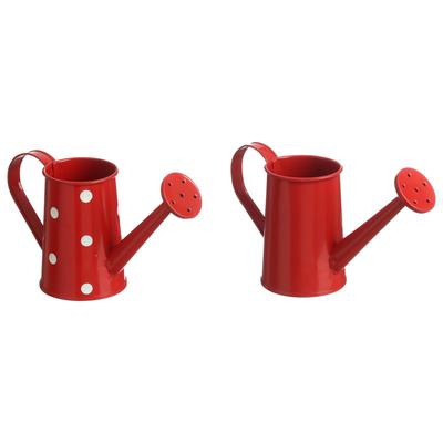 Кашпо «Лейка», 15×7×8 см, красное