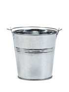 Декоративное кашпо для цветов «Ведёрко альма», 300 мл, d=7.9 см, h=8.2 см, металлическое - Фото 2