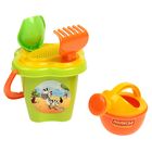 Песочный набор №237: ведро-цветок, ситечко-цветок, совок, грабельки, лейка малая, цвета МИКС - Фото 1