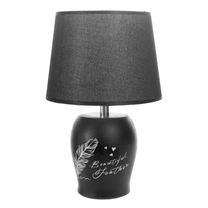 Лампа настольная "Париж" черный E14 40Вт 220В 34,5х22,5х22,5 см RISALUX - фото 1906978182