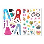 Наклейки «Наряди куколку. Времена года», 12 стр. - Фото 3