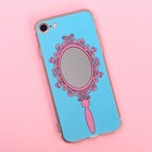 Чехол для телефона iPhone 7 с зеркальным эффектом «Излучай красоту», 6.5 × 14 см - фото 8441150