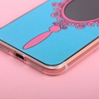 Чехол для телефона iPhone 7 с зеркальным эффектом «Излучай красоту», 6.5 × 14 см - фото 8441151