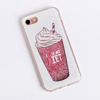 Чехол для телефона iPhone 7 с блёстками внутри «Смузи», 6.5 × 14 см - фото 51448482 Чехол для телефона iPhone 7 с блёстками внутри «Смузи», 6.5 × 14 см - фото 51448482