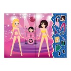 Наклейки «Наряди куколку. Суперзвезда», 12 стр. - Фото 2