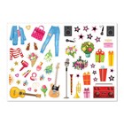 Наклейки «Наряди куколку. Суперзвезда», 12 стр. - Фото 3