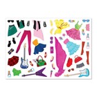 Наклейки «Наряди куколку. Суперзвезда», 12 стр. - Фото 4