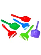 Набор игрушек для песочницы, 2 предмета: лопатка, грабельки, МИКС - Фото 5