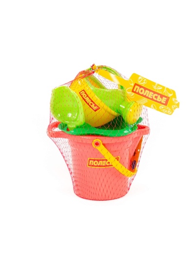 Набор игрушек для песочницы, 5 предметов: ведро, ситечко, совок, грабельки, лейка, МИКС