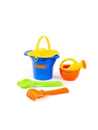 Набор игрушек для песочницы, 5 предметов: ведро, ситечко, совок, грабельки, лейка, МИКС - Фото 5