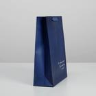 Пакет подарочный ламинированный вертикальный, упаковка, «С праздником», M 25.5 х 30 х 9 см - Фото 2