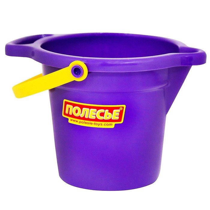 Ведёрко детское, малое, с носиком и ручкой, пластик, МИКС