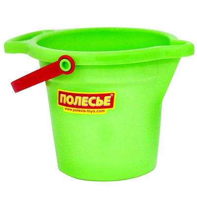 Ведёрко детское, малое, с носиком и ручкой, пластик, МИКС