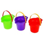 Ведёрко детское, малое, с носиком и ручкой, пластик, МИКС - Фото 3