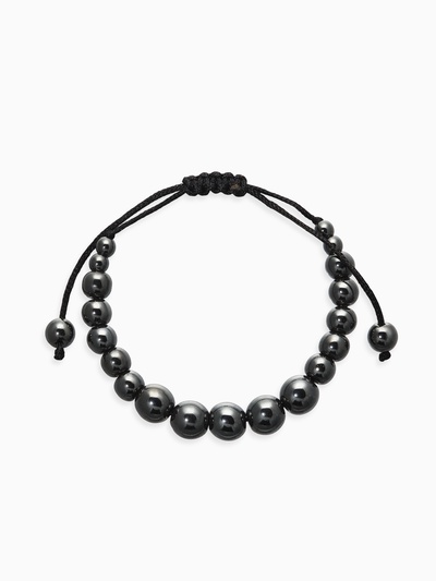 Браслет ассорти «Шамбала» гематит, цвет серый, d=6 см