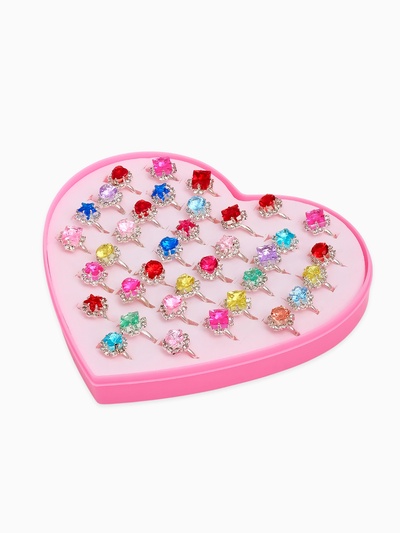 Кольцо «Выбражулька. Льдинки», МИКС в серебре, безразмерное