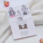 Кольцо для платка «Цветочные бутоны», цвет бело-голубой в серебре - Фото 3