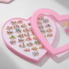 Кольцо детское «Зверюшки» фруктовые, форма МИКС, цвет МИКС (комплект 36 шт) - фото 22852740