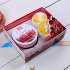 Женский подарочный набор "Самой прекрасной": скраб для тела и фигурное мыло, с ароматом ягодного чизкейка - Фото 2