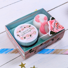 Женский подарочный набор "Самой чудесной": скраб для тела и фигурное мыло, с ароматом розового манго - Фото 2