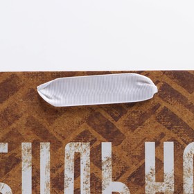 Пакет подарочный крафтовый, упаковка, «Не чувствуй преград!», ML 23×27×11.5 см